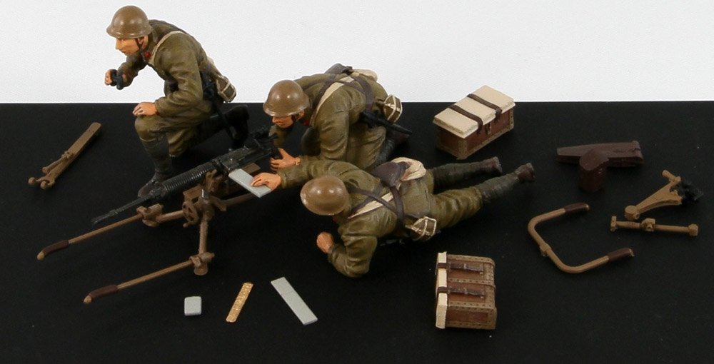 Mitrailleuse lourde Pit-Road G39 IJA Type 92 avec figurine 1/35  – image 2