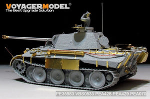Maquette Voyager PE35983 Char Panther D allemand de la Seconde Guerre mondiale, version tardive de base, pour TAKOM 2104, échelle 1/35 – immagine 6
