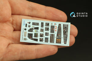 Intérieur imprimé en 3D et coloré sur papier décalcomanie Quinta Studio QD48353 Me 410 (Meng) 1/48  – immagine 3