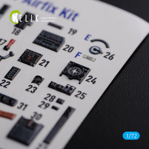 Décalcomanies 3D intérieures KELIK K72116 He-111 H6 pour maquette Airfix au 1/72 – immagine 6