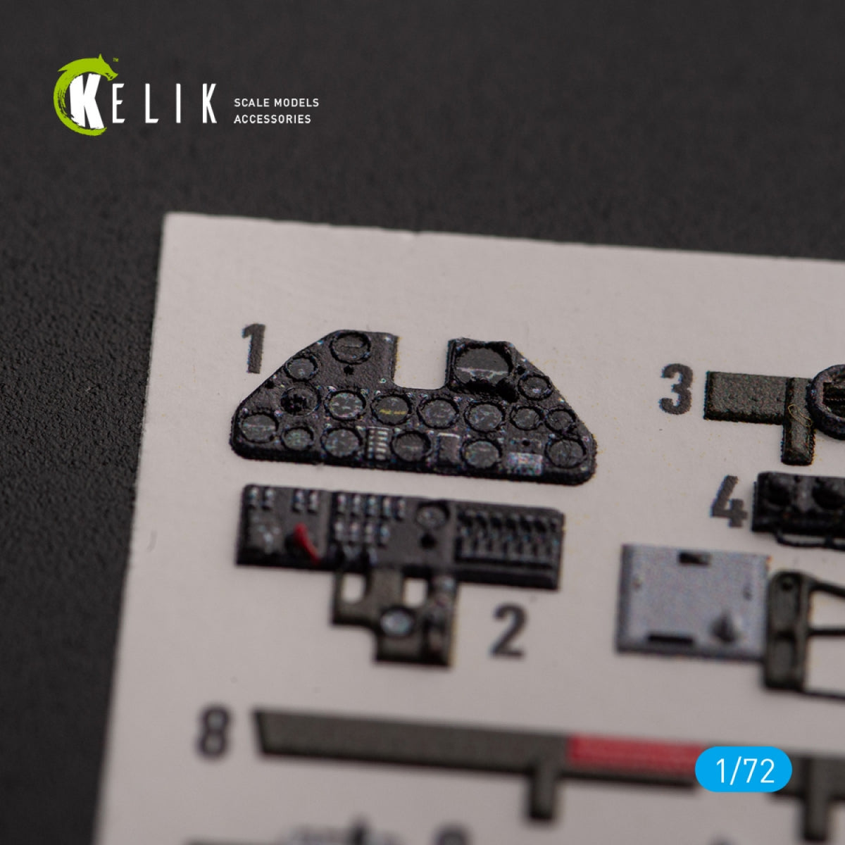 KELIK K72154 P-40K - décalcomanies 3D intérieures pour maquette Special Hobby au 1/72 – immagine 2