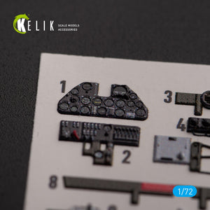 KELIK K72154 P-40K - décalcomanies 3D intérieures pour maquette Special Hobby au 1/72 – immagine 2