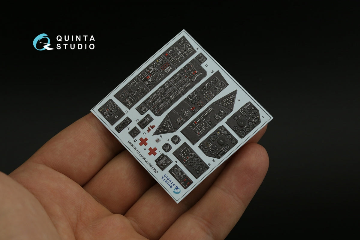Intérieur coloré imprimé en 3D sur papier décalcomanie Quinta Studio QDS-35110 Mi-17 (Trumpeter) (Petite version) 1/35 – image 5