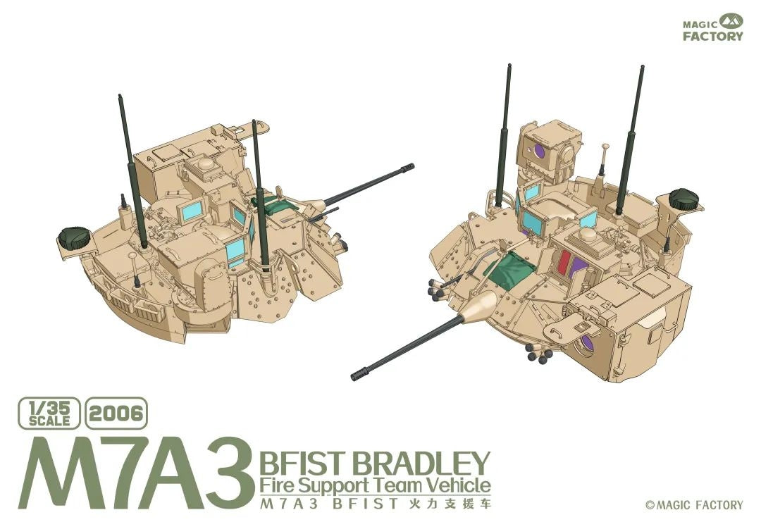 Magic Factory 2006 M7A3 BFIST Bradley Fire Support Team Vehicle 1/35 – zdjęcie 4