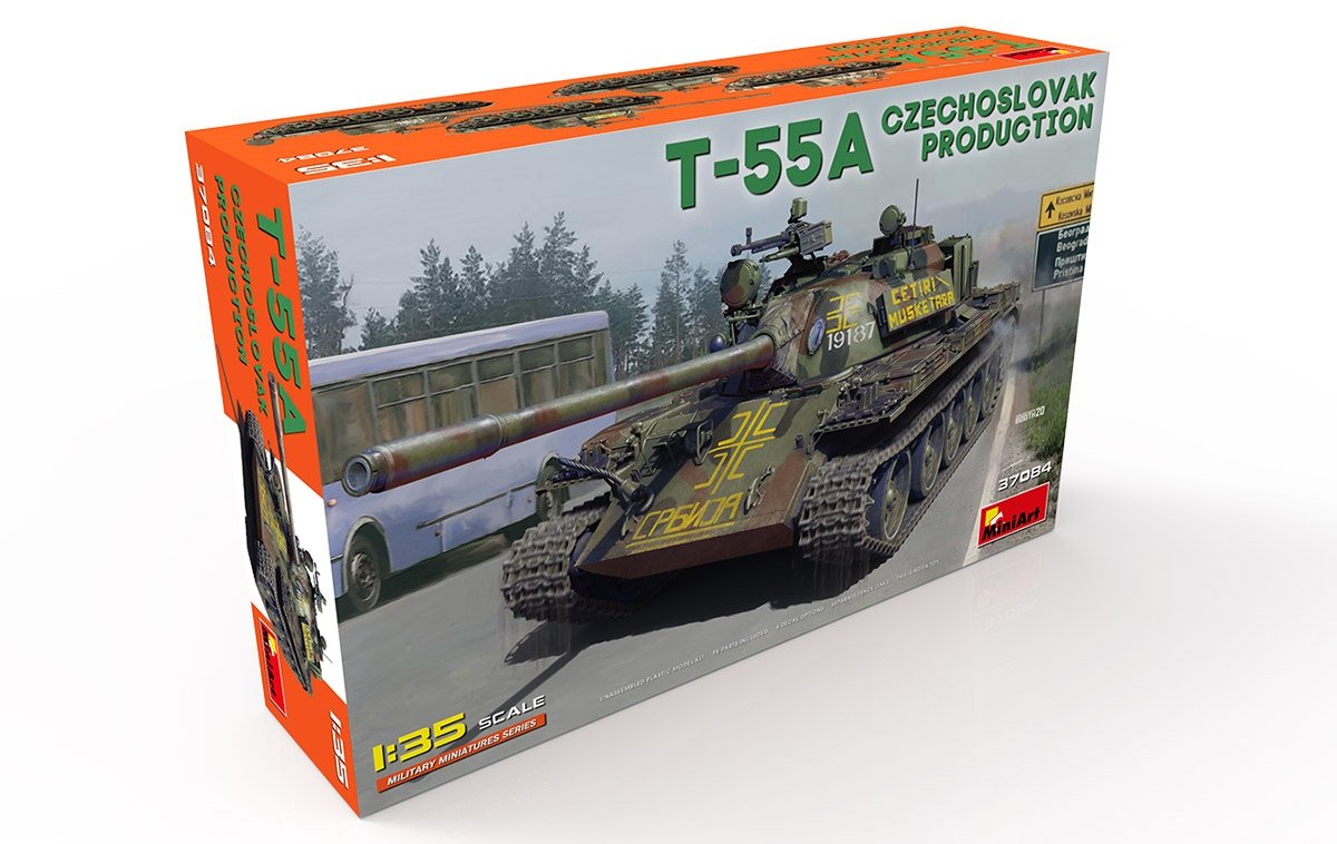 Miniart 37084 T-55A PRODUCTION TCHÉCOSLOVAQUE 1/35  – image 2