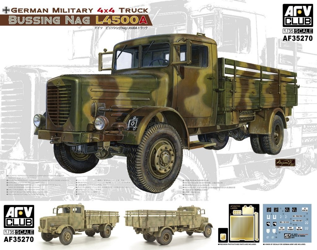 AFV Club 35270 BUSSING NAG L4500A 1/35 – image 2
