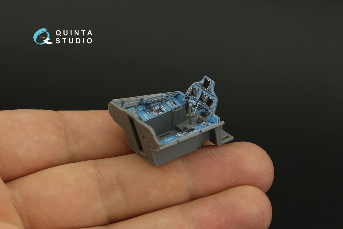 Intérieur imprimé en 3D et coloré sur papier décalcomanie Quinta Studio QD48320 Su-30SM (GWH) 1/48 – immagine 9