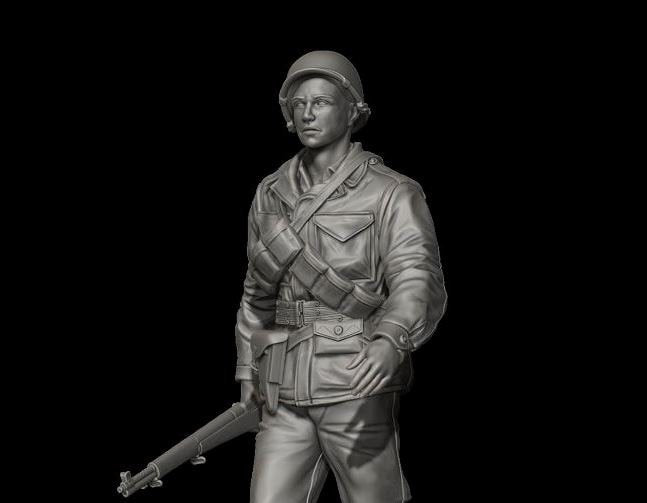 Panzer Art FI35-093 Soldat américain en uniforme M43 n° 1 1/35 – immagine 2