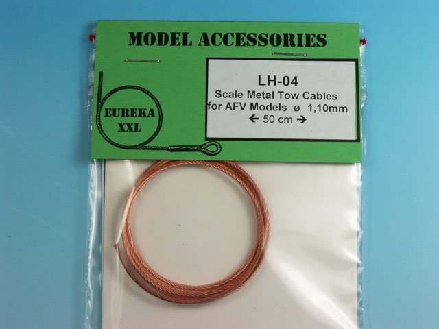 Câble métallique Eureka XXL LH-04 1,1 mm x 50 cm, câble de remorquage