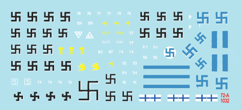 Star Decals 72-A1032 Chars finlandais de la Seconde Guerre mondiale n° 4. T-26 m/1931 à tourelle double, T-26 m/1939, OT-26, OT-130 et OT-133 lance-flammes. Échelle 1/72 – Bild 3