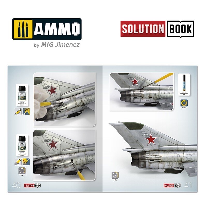 AMMO de Mig Jimenez 6521 Comment peindre du métal nu pour avions - Livre de solutions – immagine 5
