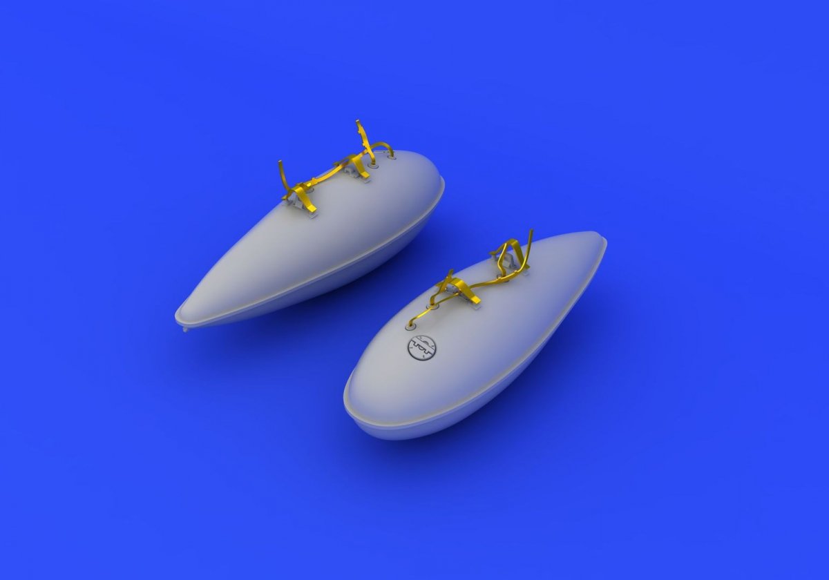Réservoirs largables métalliques Eduard 648238 US 75 gal 1/48