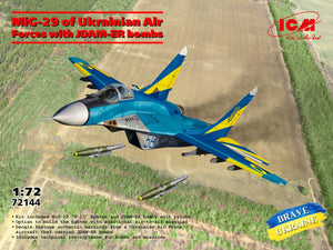 ICM 72144 MiG-29 avec bombes JDAM-ER - Forces aériennes ukrainiennes 1/72