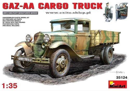 MiniArt 35124 CAMION CARGO GAZ-AA (1/35)