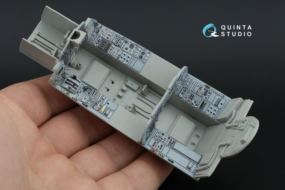 Quinta Studio QDS+32231 Tornado ECR, intérieur imprimé en 3D et coloré sur papier décalcomanie (Italeri) (petite version) (avec pièces en résine imprimées en 3D) 1/32 – Bild 9
