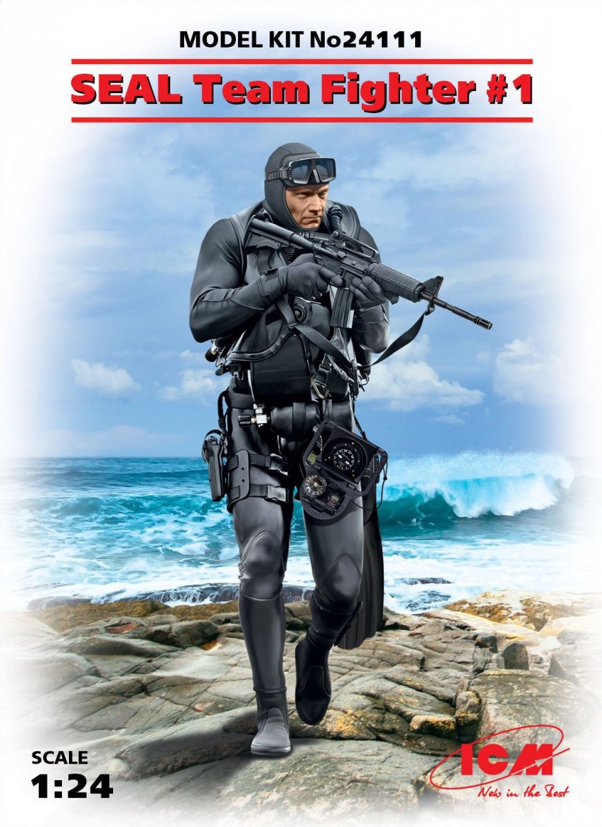 ICM 24111 SEAL Team Fighter n° 1 1/24