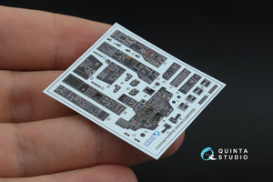 Intérieur imprimé en 3D et coloré sur papier décalcomanie Quinta Studio QDS-48572 AH-64A (Academy/Modelist) (petite version) 1/48  – immagine 4