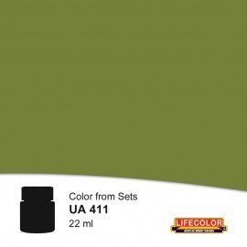 Lifecolor UA411 Uniformes allemands Vert foncé 22 ml