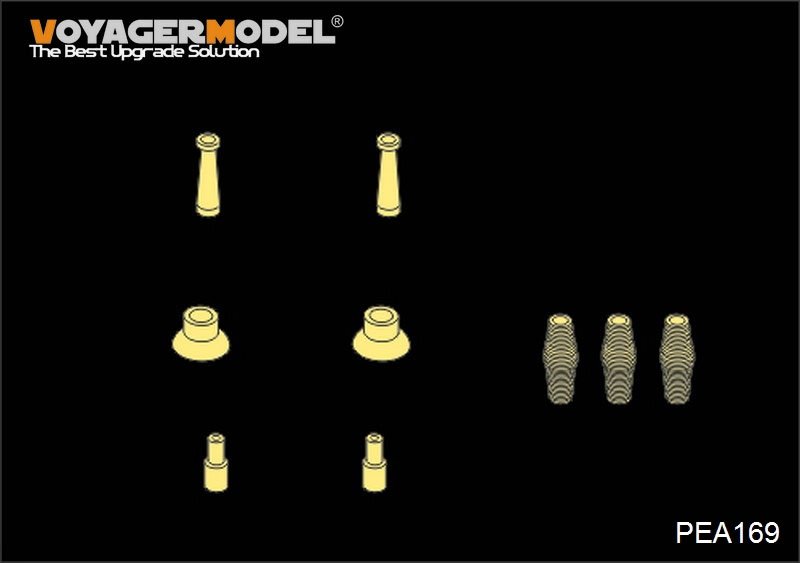 Ensemble d'antennes Voyager Model PEA169 pour la famille Stryker américaine moderne (pour tous les modèles) 1/35