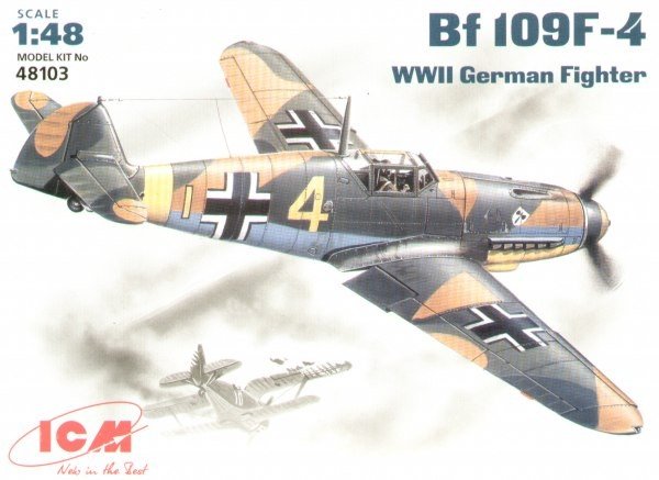 ICM 48103 Bf 109F-4 Chasseur allemand de la Seconde Guerre mondiale (1/48)