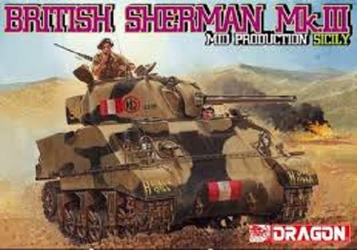 Dragon 6231 Sherman Mk.III Production moyenne, Sicile (1/35)