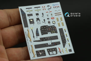 Intérieur imprimé en 3D et coloré sur papier décalcomanie Quinta Studio QD32070 Me 262B1a/U-1 (Trumpeter) 1/32 – image 10