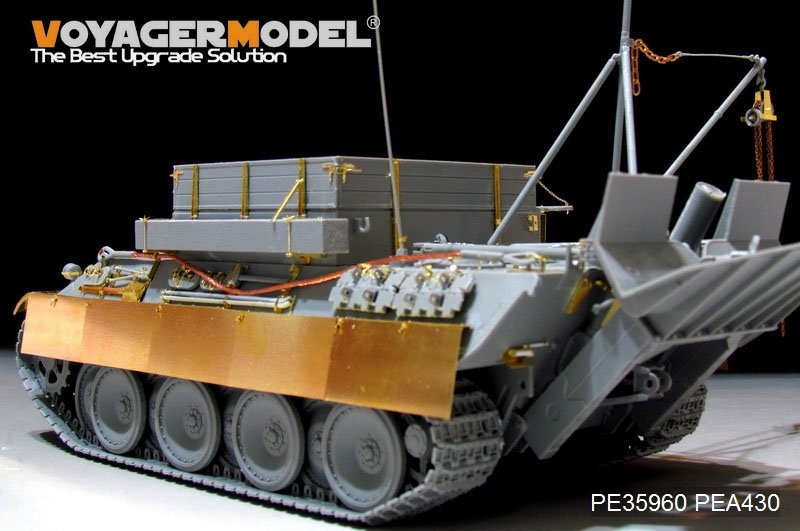 Maquette Voyager PE35960 Bergepanther Ausf.G Basic allemand de la Seconde Guerre mondiale pour TAKOM 2107 au 1/35  – immagine 6