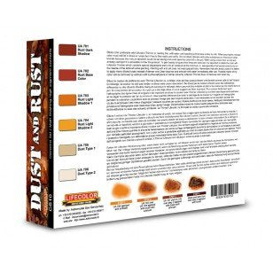 Coffret de peinture acrylique Lifecolor CS10 Poussière et Rouille 6 x 22 ml – Bild 2