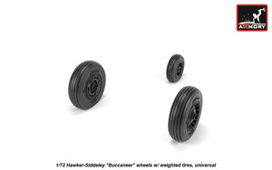 Roues du Hawker-Siddeley Buccaneer avec pneus lestés, Armory Models AW72411, échelle 1/72 – immagine 2
