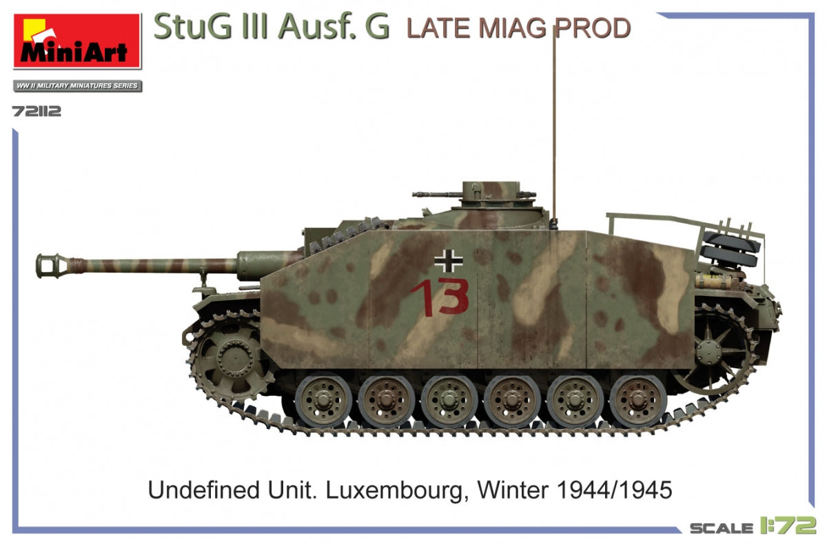 MiniArt 72112 StuG III Ausf. G Late Miag Prod. 1/72  – Bild 5
