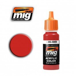 Munitions de Mig Jimenez 0049 ROUGES