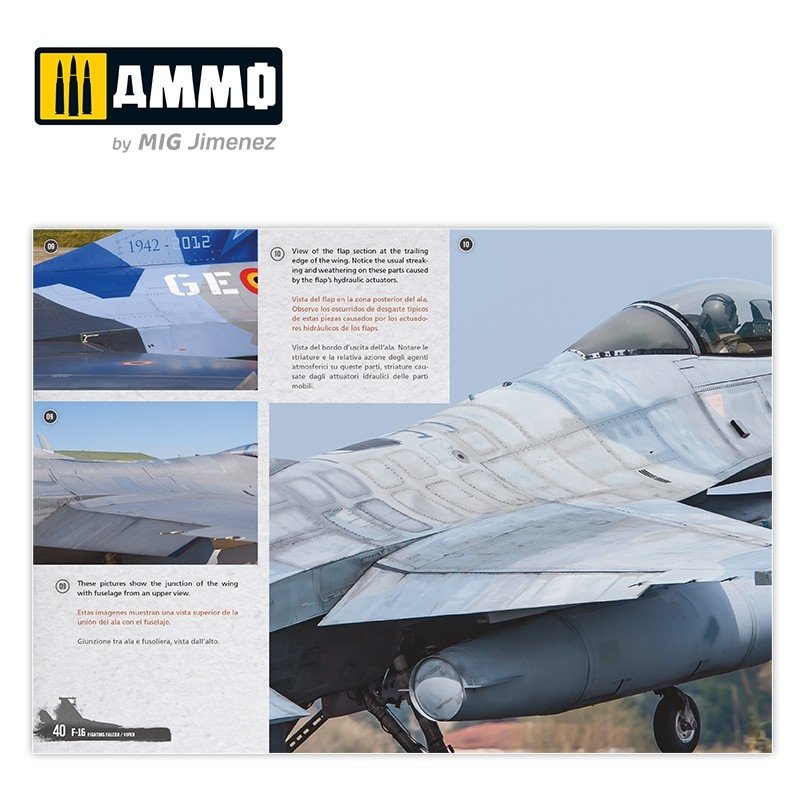 Munitions du Mig Jimenez 6029 F-16 Fighting Falcon / VIPER. Guide des modélisateurs visuels multilingue (anglais, spa, ita) – immagine 9