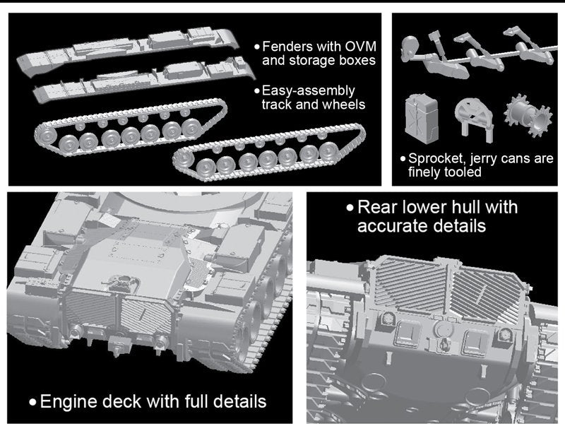 Dragon 7523 M103A2 Heavy Tank 1/72 – zdjęcie 4