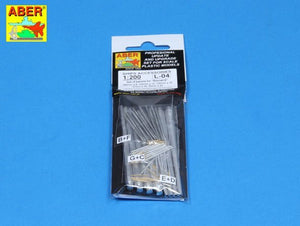 Aber 200L-04 Jeu de canons pour Bismarck 380 mm x 8, 150 mm x 12, 105 mm x 16, 37 mm x 16, 20 mm x 22 1/200 – image 10