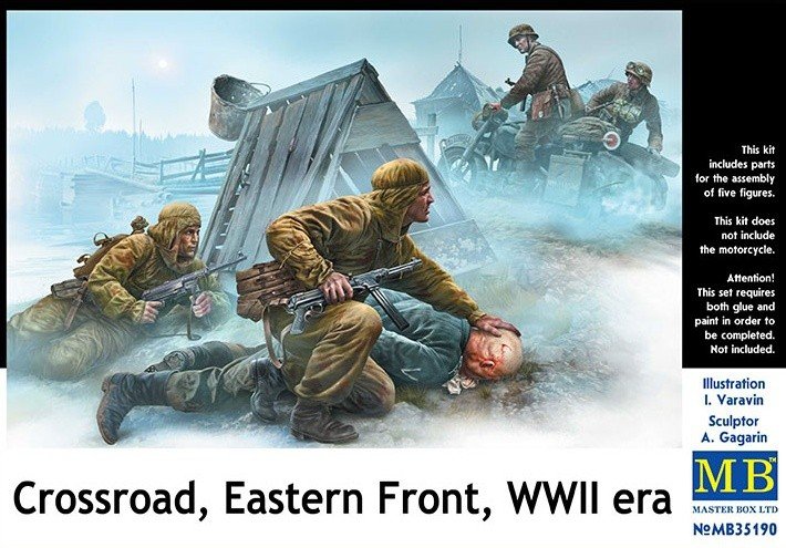 Master Box 35190 Carrefour, Front de l'Est, Seconde Guerre mondiale, échelle 1/35