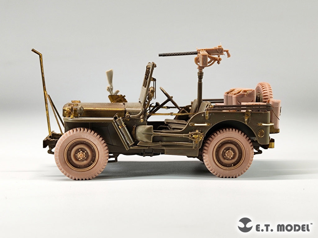 ET Model P35-156 USArmy Jeep Willys MB Camion 4x4 1/4 tonne Roues affaissées 1/35 – Bild 9