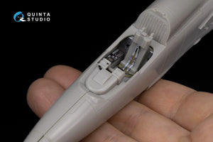 Intérieur imprimé en 3D et coloré sur papier décalcomanie Quinta Studio QD48064 Mitsubishi F-1 (Hasegawa) 1/48 – immagine 10