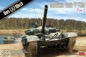 Das Werk DW35032 Char moyen T-72M (3 en 1) 1/35