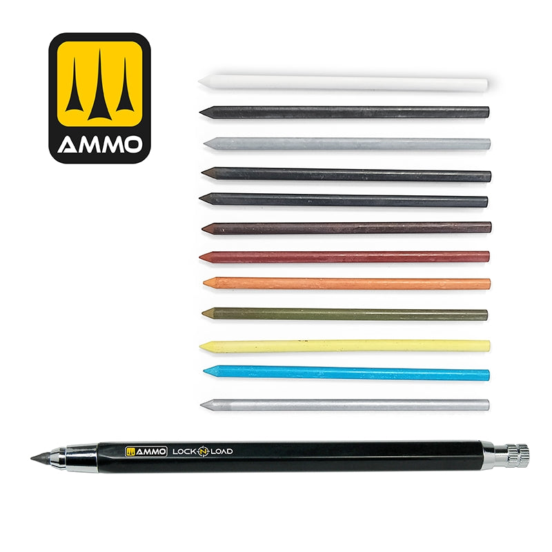 AMMO of Mig Jimenez 8349 Lock &amp;#39;N Load - Crayon technique rechargeable à effet vieilli – immagine 6