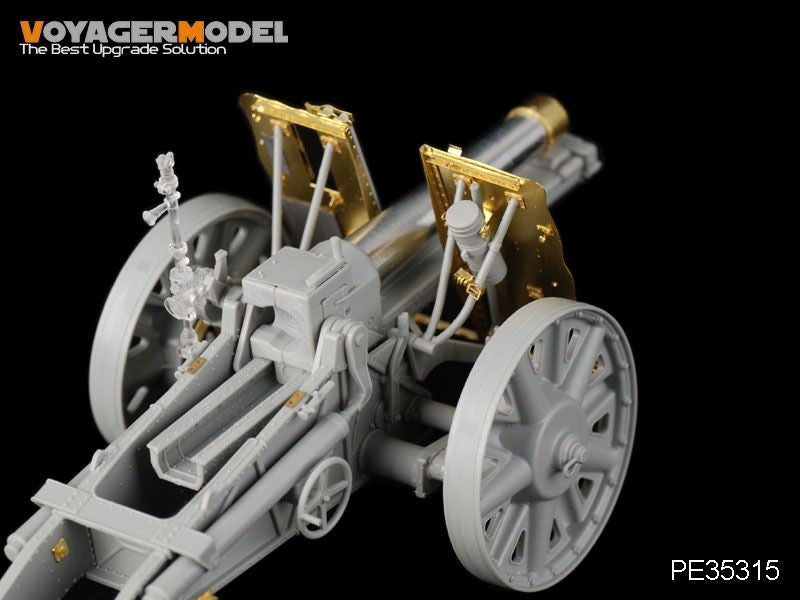 Maquette Voyager PE35315 Canon allemand de 150 mm s.IG.33 de la Seconde Guerre mondiale pour DRAGON 6259 et 6473, échelle 1/35 – immagine 4