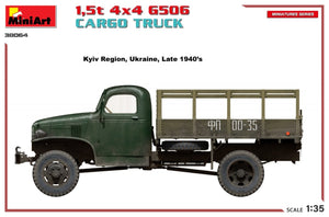 MiniArt 38064 1,5t 4×4 G506 CAMION CARGO 1/35 – Bild 4