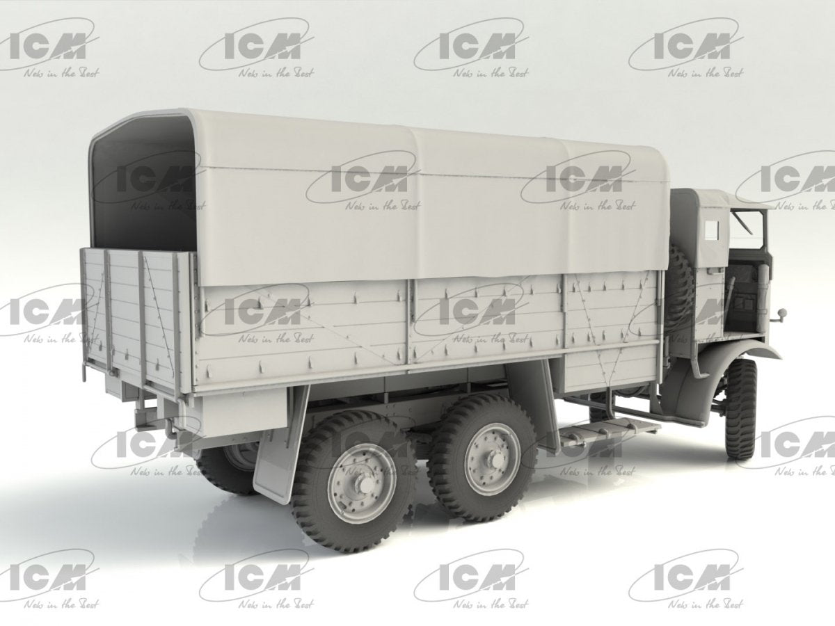 ICM 35600 Leyland Retriever Camion britannique de service général de la Seconde Guerre mondiale, échelle 1/35 – imagen 8