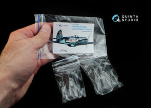Verrière transparente thermoformée Quinta Studio QC32001 Yak-3, position ouverte et fermée (pour kit Special Hobby) 1/32 – Bild 6
