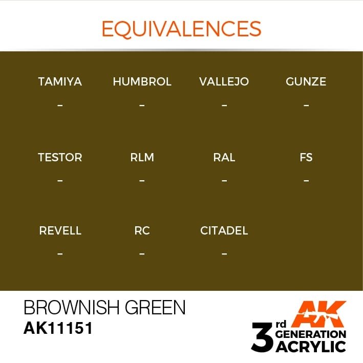 AK Interactive AK11151 VERT BRUN ÂGE – STANDARD 17 ml – image 3