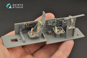 Intérieur imprimé en 3D et coloré sur papier décalcomanie Quinta Studio QD35054 Ju 87G (Border Model) 1/35 – image 4