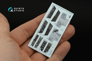 Intérieur imprimé en 3D et coloré sur papier décalcomanie pour F/A-18F tardif / EA-18G (Meng) de Quinta Studio QD48243 (Meng) 1/48 – Bild 10