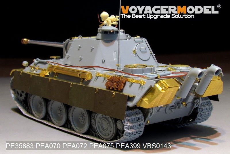 Maquette Voyager PE35883 Panther G allemand de la Seconde Guerre mondiale, version ultérieure, pour DRAGON 1/35 – image 9
