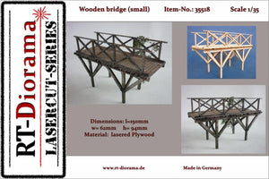 RT-Diorama 35518 Pont en bois (petit) 1/35
