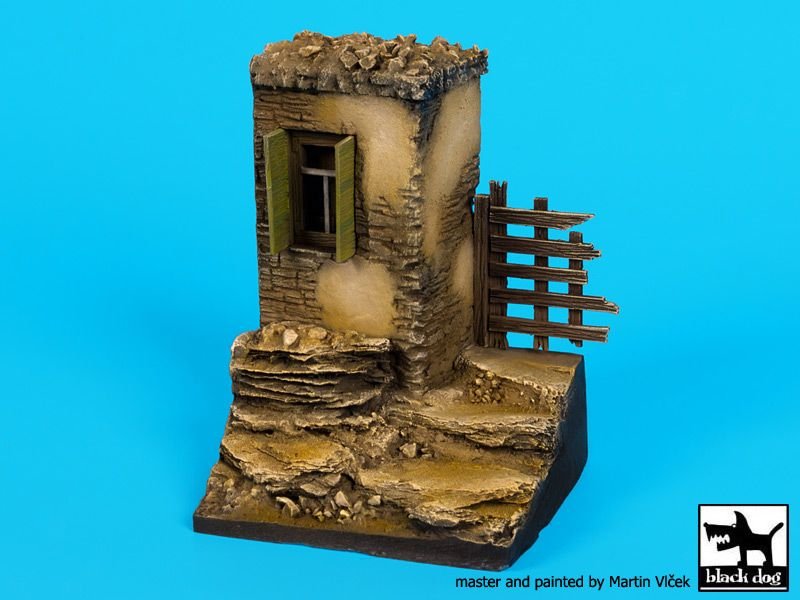 Black Dog D35074 House corner N°4 base 1/35 – zdjęcie 5