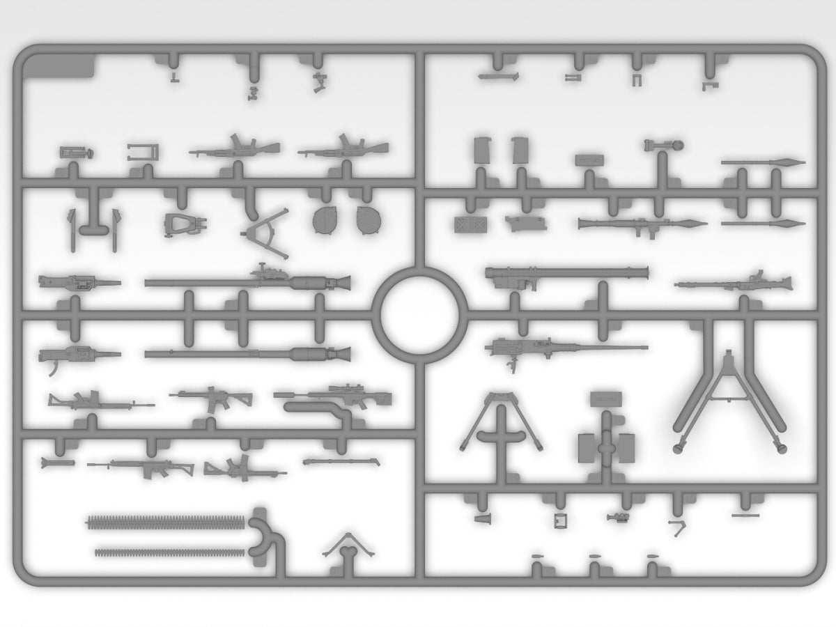 ICM 35749 Armes d&amp;#39;infanterie et chevrons Forces armées d&amp;#39;Ukraine 1/35 – immagine 4